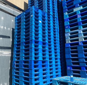 Nueva Llegada al Almacén: Lote de 500 Palets Plásticos 80x120 Usados con Superficie Rejillada